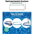Above Ground Swimming Pool with Filter Pump 305x76cm - Pets Gear
