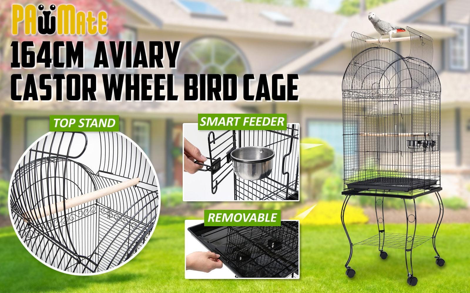Image showcasing Bird Cage Parrot Aviary Soprano 164cm