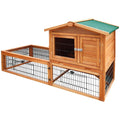 Chicken Coop 155cm Tall Wooden Pet Hutch - Pets Gear