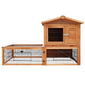 Chicken Coop 155cm Tall Wooden Pet Hutch - Pets Gear