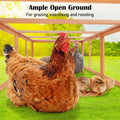 Chicken Coop with Run Extension Pet Hutch Cage - Pets Gear