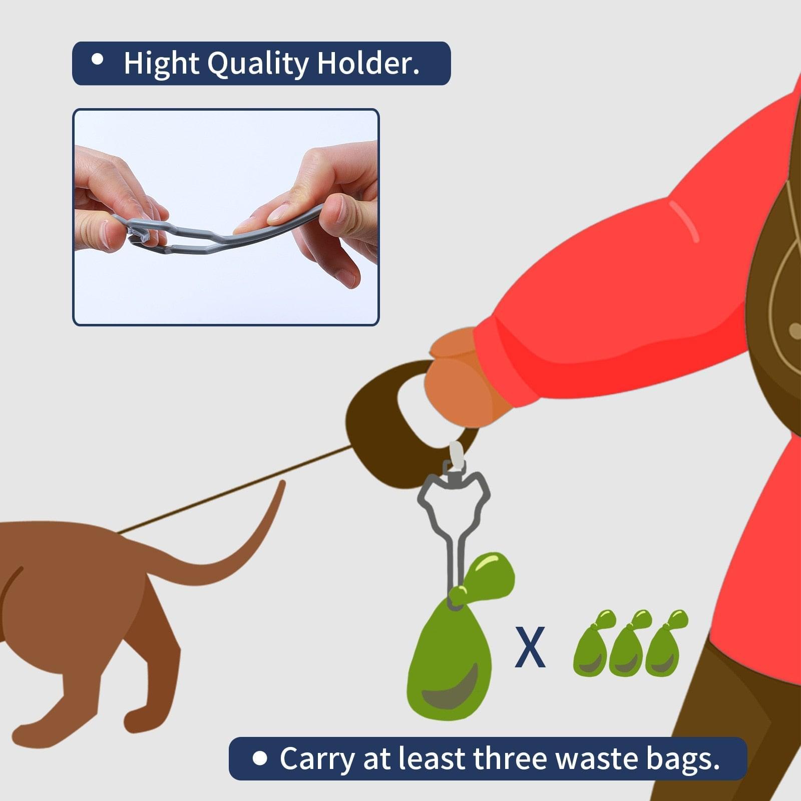 Dog Poop Bags Holder x 2Pcs - Pets Gear