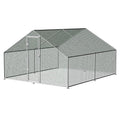 galvanised chicken coop