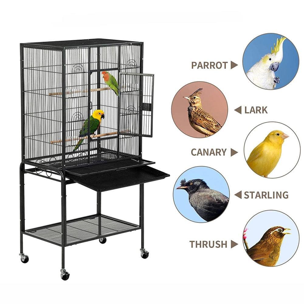 Heavy Duty Large Bird Aviary Cage 134cm - Pets Gear