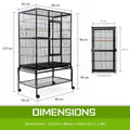 137cm Bird Cage Parrot Aviary Melody - Pets Gear