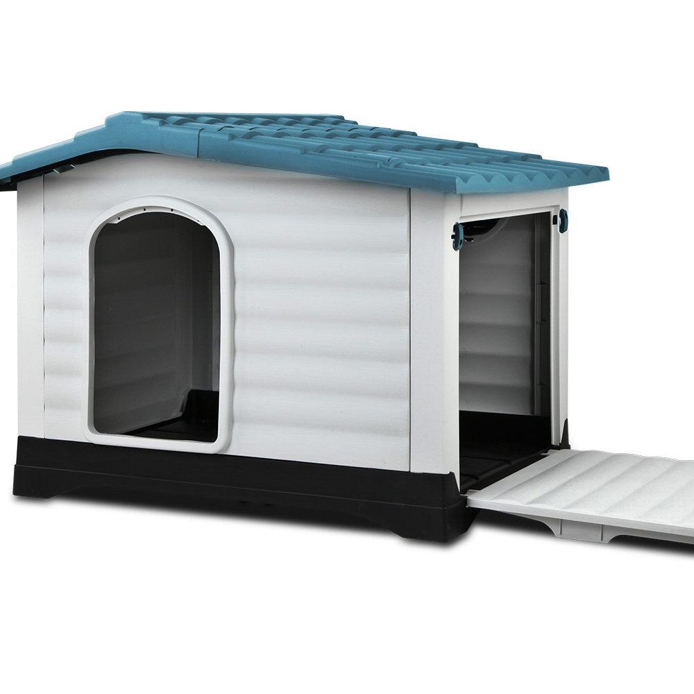 i.Pet Dog Kennel Kennels Outdoor Plastic Pet House Puppy Extra Large XL Outside - Pets Gear