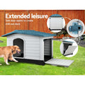 i.Pet Dog Kennel Kennels Outdoor Plastic Pet House Puppy Extra Large XL Outside - Pets Gear