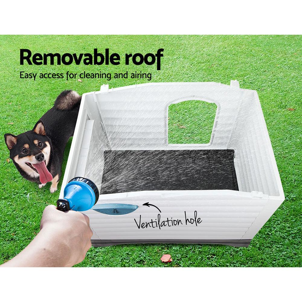 i.Pet Dog Kennel Kennels Outdoor Plastic Pet House Puppy Extra Large XL Outside - Pets Gear