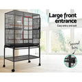 Large Bird Cage on Wheels 137CM - Pets Gear