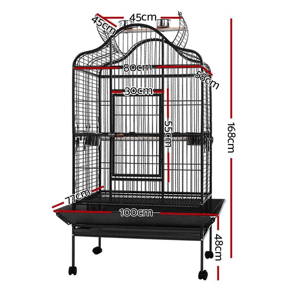 Large Bird Cage on Wheels 168CM - Pets Gear