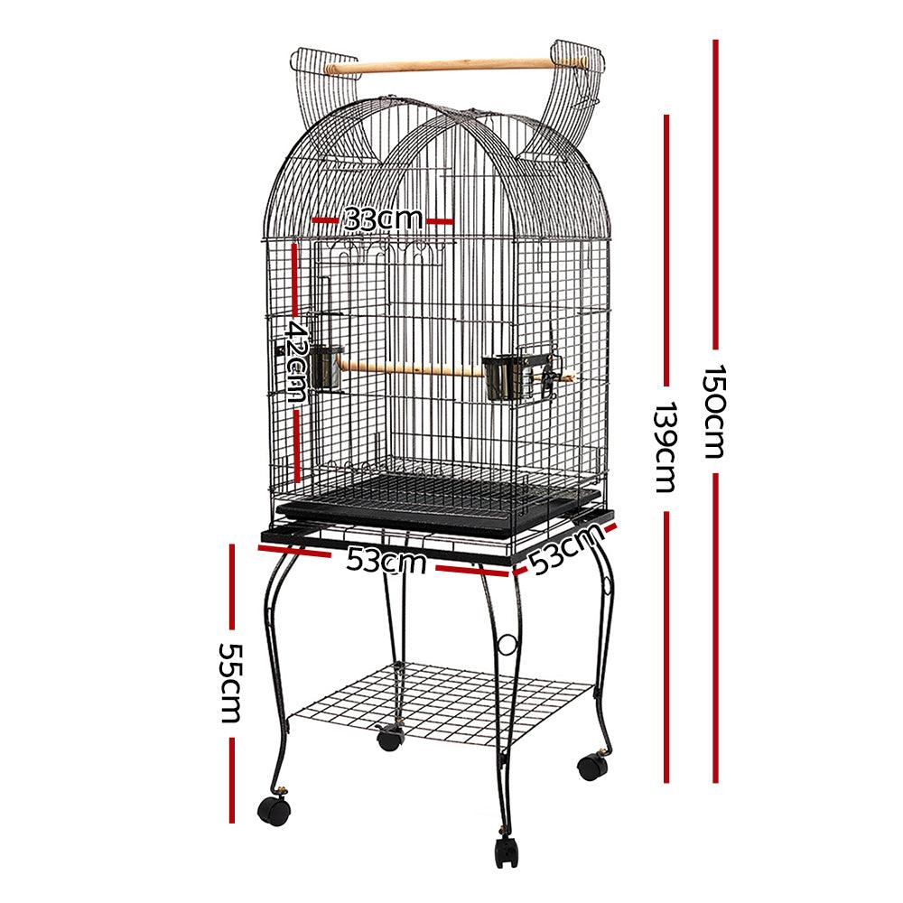 Large Bird Cage with Perch - Pets Gear