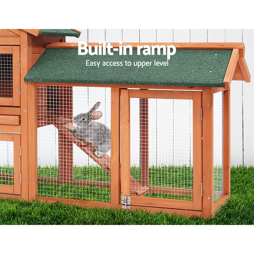 Large Chicken House Pet Hutch 220cm - Pets Gear