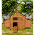 Large Wooden Chicken House - Pets Gear