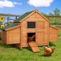 Large Wooden Chicken House - Pets Gear