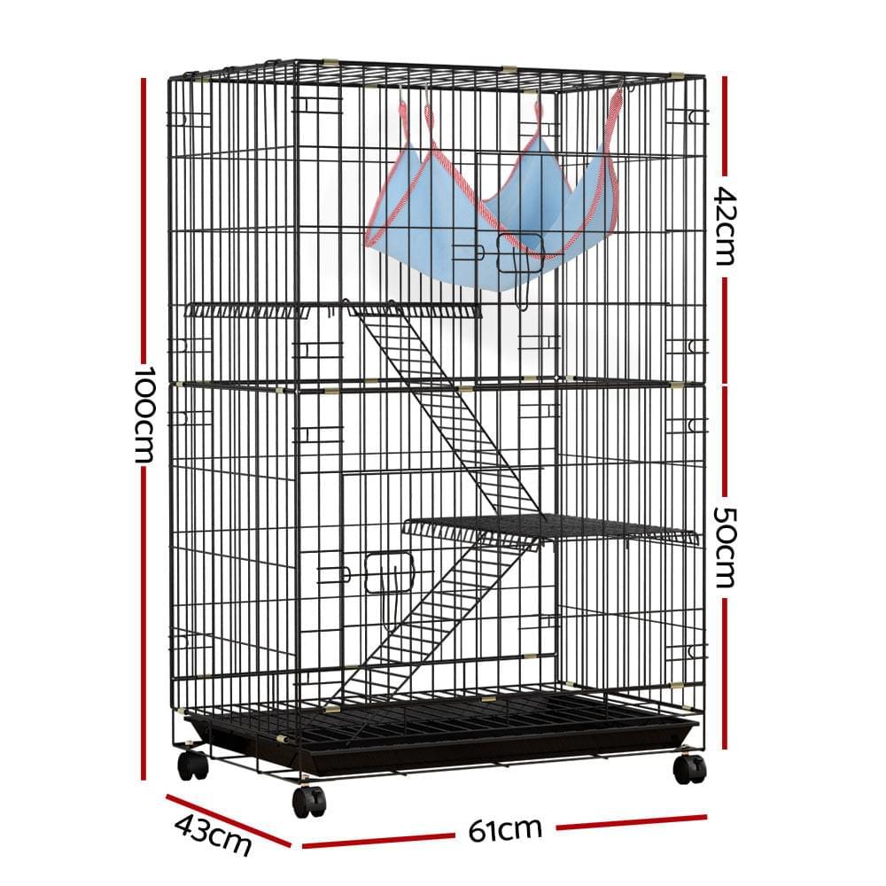 Indoor Rabbit Hutch Cage Multi Level | Pets Gear Australia