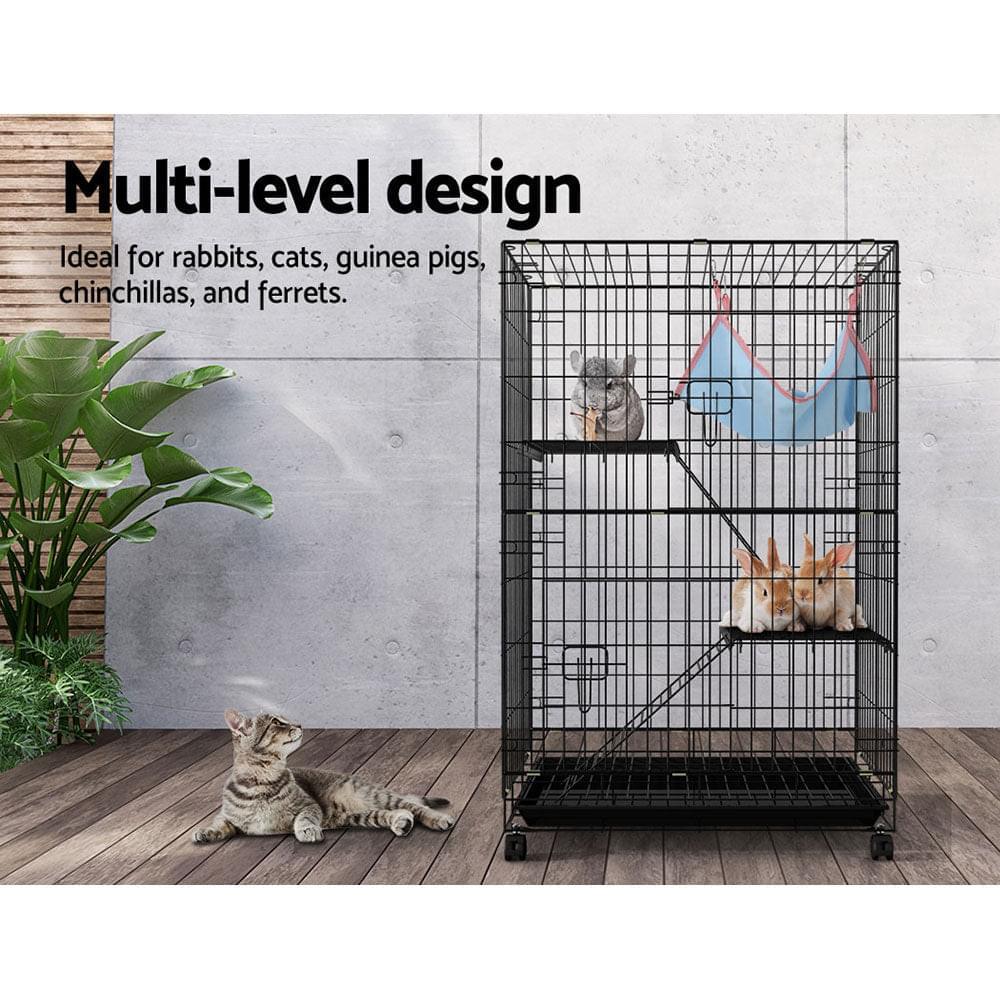 Multi Rabbit Cages Indoor Rabbit Hutch Cage Multi Level | Pets Gear Australia