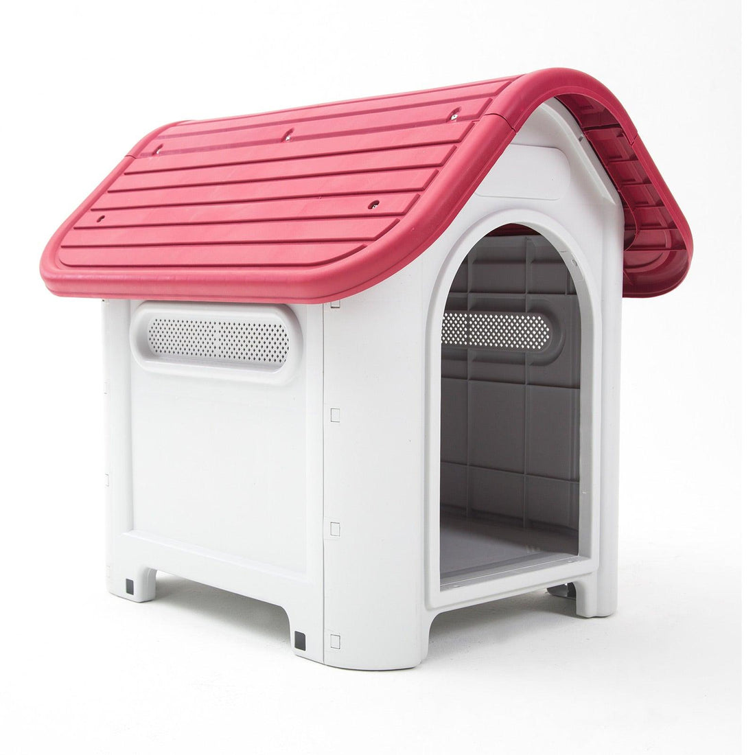 Paw Mate Pink Dog Kennel House Luna Plastic M - Pets Gear