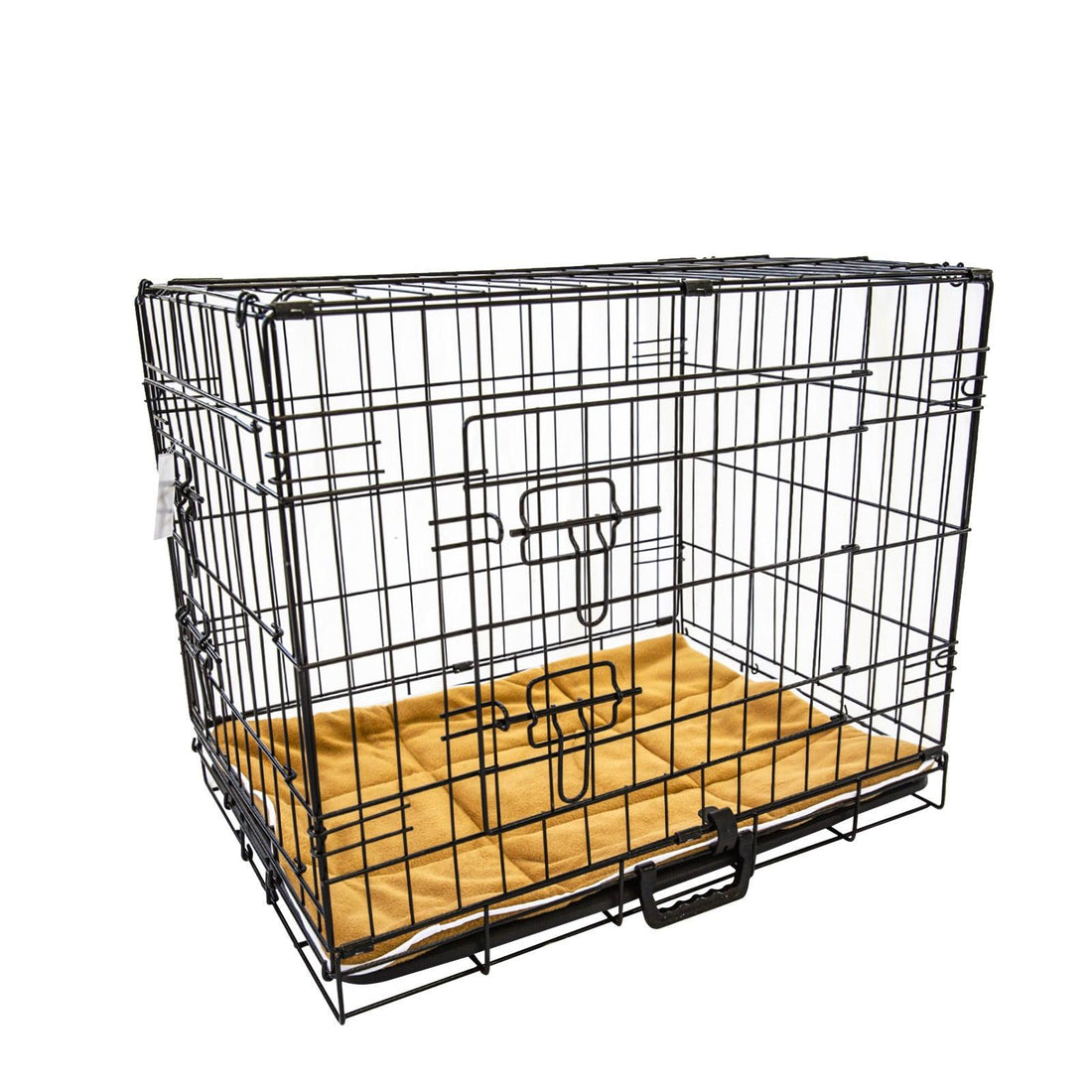 Paw Mate Wire Dog Cage Foldable Crate Kennel 36in withTray + Cushion Mat Combo - Pets Gear