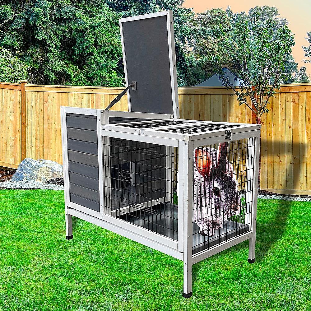 Rabbit Bunny Cage Hutch Pet Cages Enclosure - Pets Gear