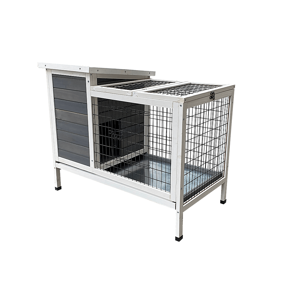 Rabbit Bunny Cage Hutch Pet Cages Enclosure - Pets Gear