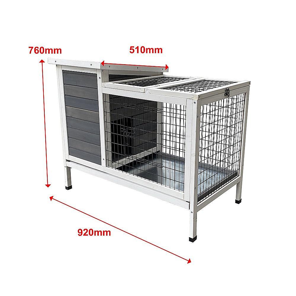 Rabbit Bunny Cage Hutch Pet Cages Enclosure - Pets Gear