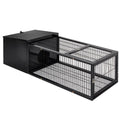 Rabbit Cage Hutch Cages Indoor Outdoor Hamster Enclosure Pet Metal Carrier 122CM Length - Pets Gear