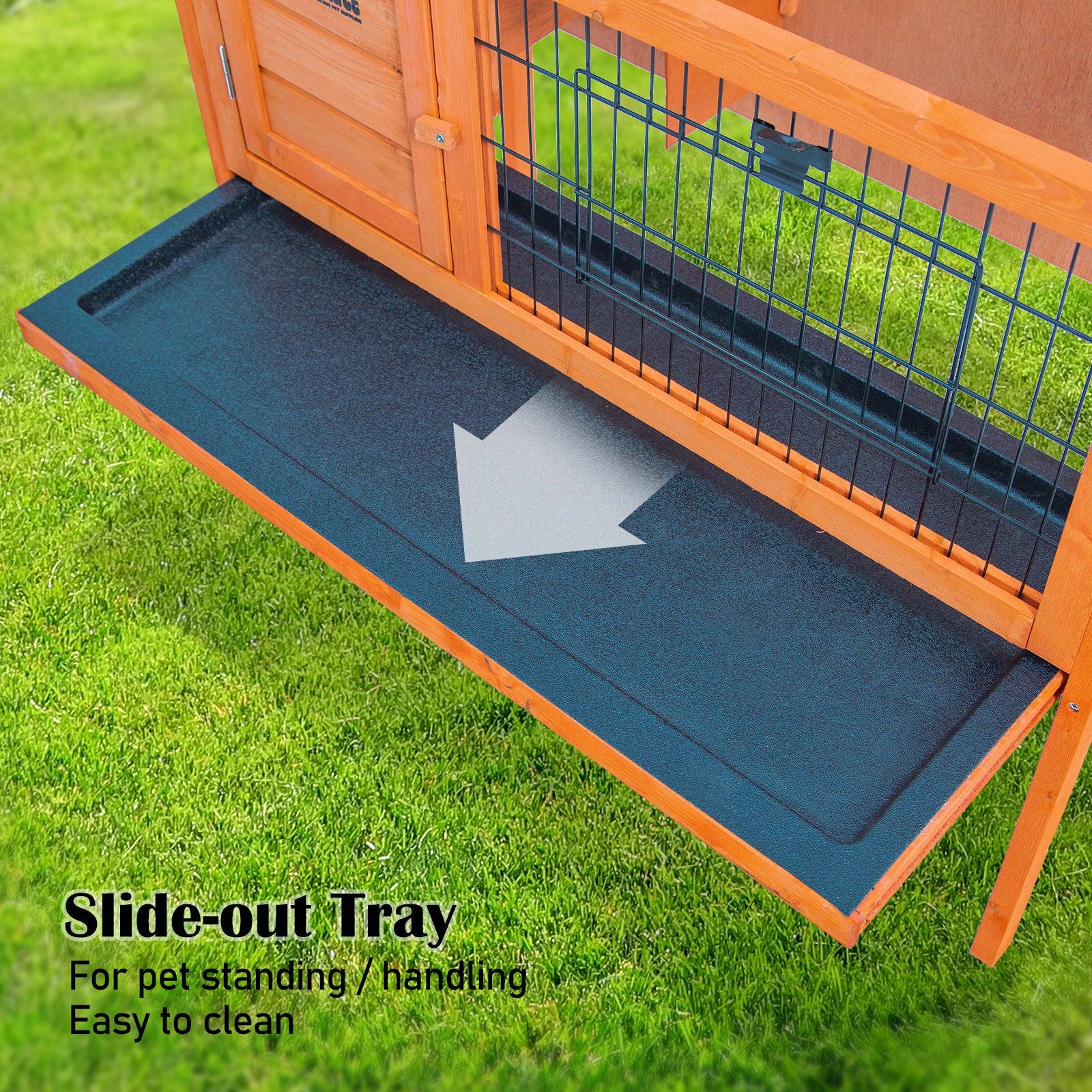 Rabbit Hutch Free Standing Cage - Pets Gear