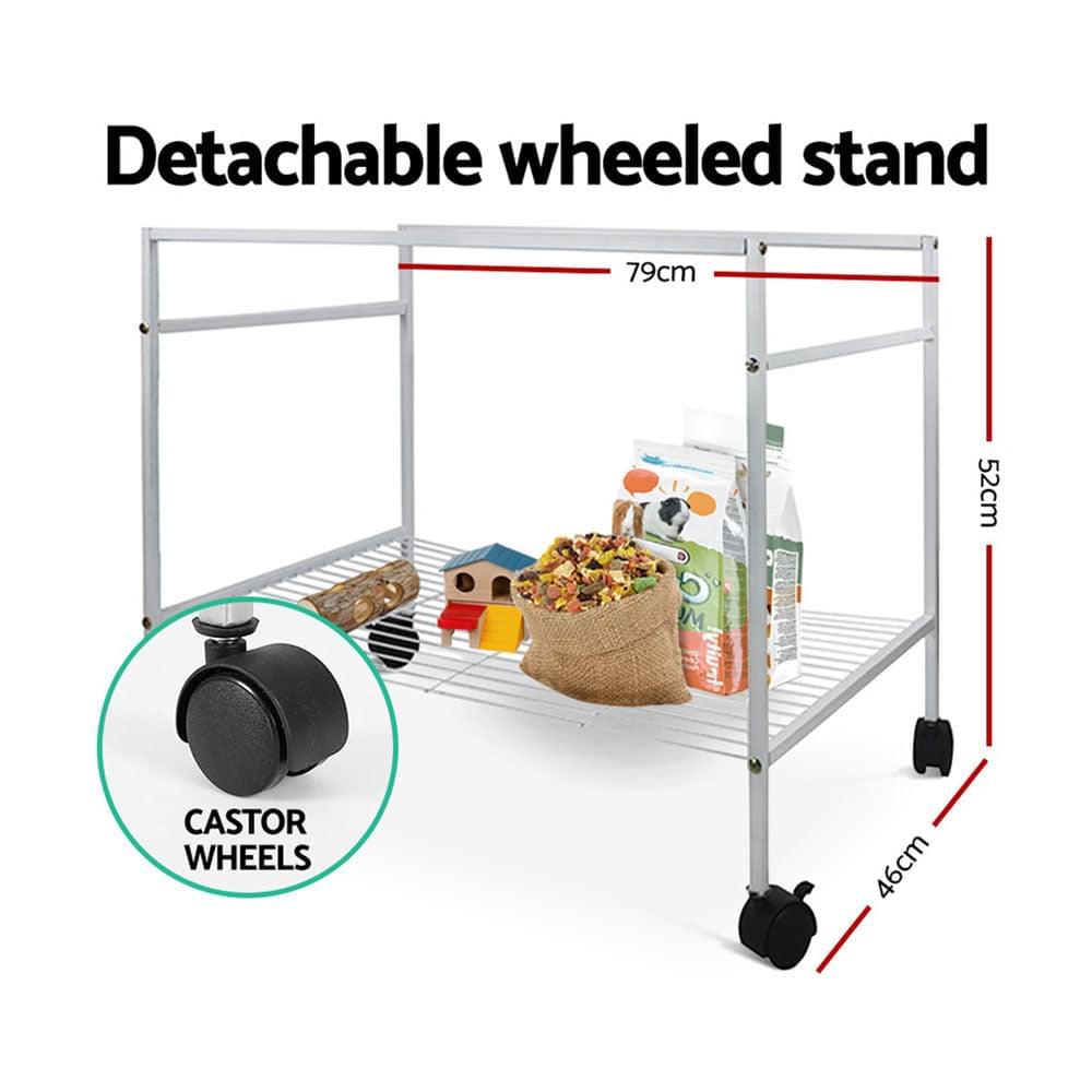 Rabbit Hutch on Wheels - Pets Gear