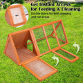 Triangle Rabbit Hutch Cage Run - Pets Gear