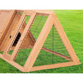 Triangle Wooden Chicken Coop - Pets Gear